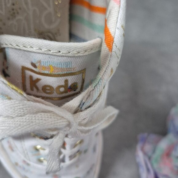 9.5 Anthropologie Keds x Rifle Paper Company Sun Girls Sneakers - Picture 10 of 11
